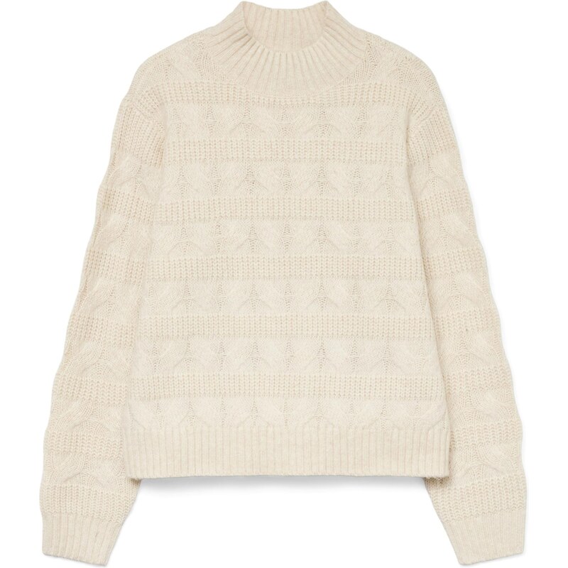 VERO MODA Sveter VMVirgo béžová 66105993