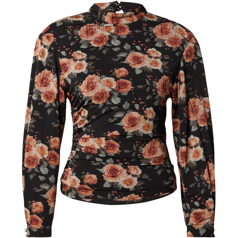 IRO Blúzka LORYA kaki / oranžová / svetlooranžová / čierna 66106058