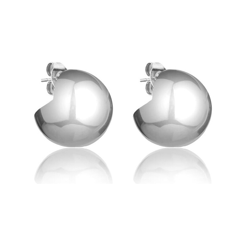 Marc Malone Oceľové náušnice Carter Silver Earrings MCE24036S 66578654