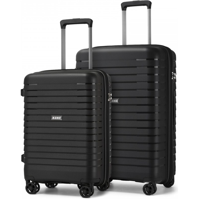KONO 2 Set cestovných kufrov - rozšíriteľný s držiakom na pohár, 66109220