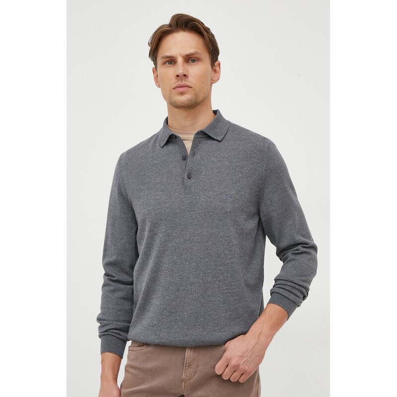 Vlnený sveter BOSS Bono-L 46549071