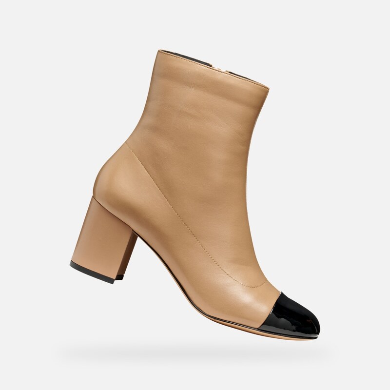 Dámska členková obuv Geox Virnilisa 65 béžová 66110551