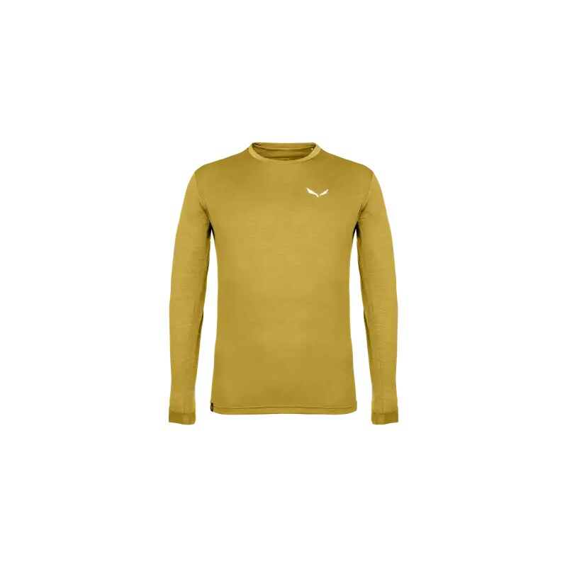 E-shop Salewa Puez Melange Dry pánske tričko dlhý rukáv olive oil
