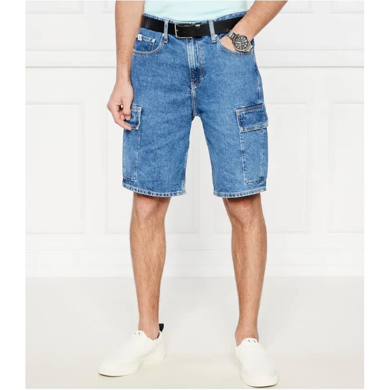 Calvin Klein Jeans Džínsové šortky 90S Cargo | Loose fit 51188191