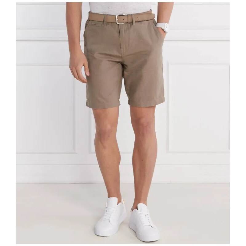 GUESS Šortky | Regular Fit | s prímesou ľanu 50882487