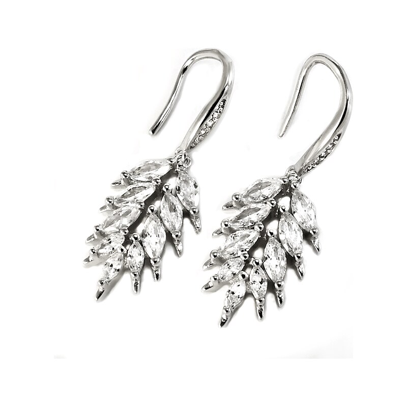 Strieborné náušnice Glare 937 66112369