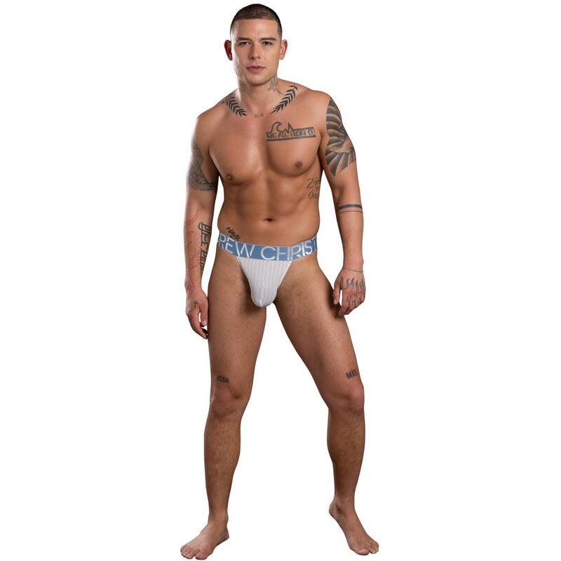 Pánska tanga Andrew Christian bielá ALMOST NAKED (93640-WHBL) 66111912