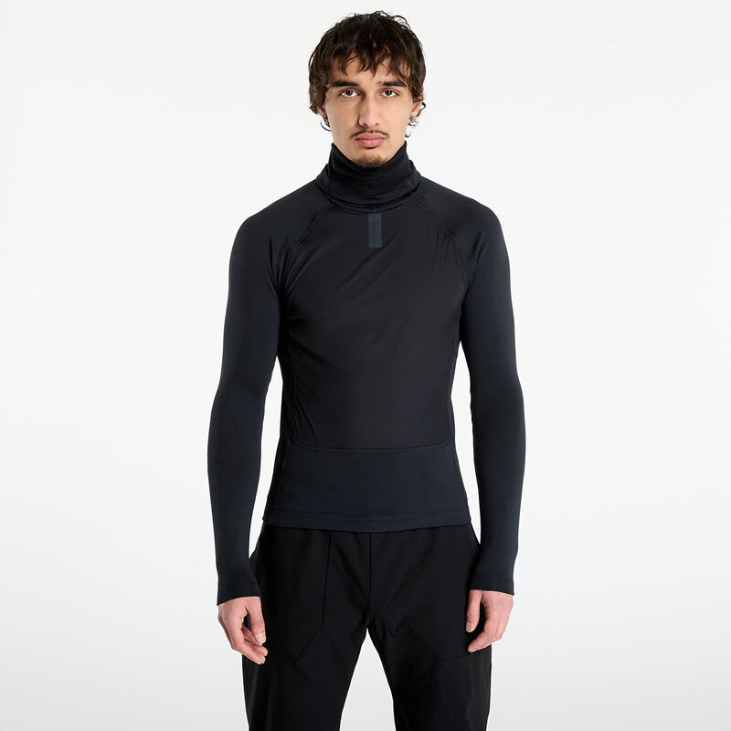 Tričko Rapha Mens Insulated Windblock Base Layer Black/ Black L 66112888