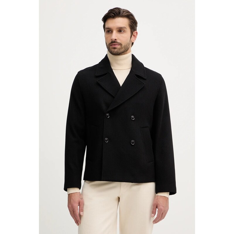 Kabát s prímesou vlny Sisley 66116701