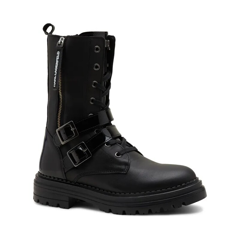 Karl Lagerfeld Kids Kožené členkové topánky ANKLE 46647500