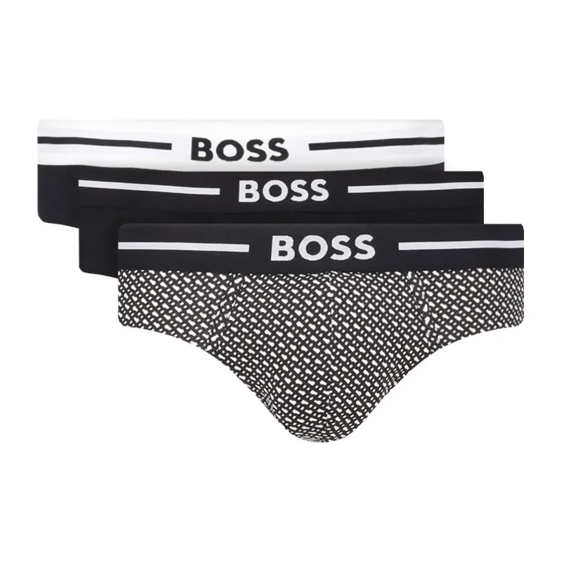 BOSS BLACK Slipy 3-balenie HipBr 3P Bold Design 53271210
