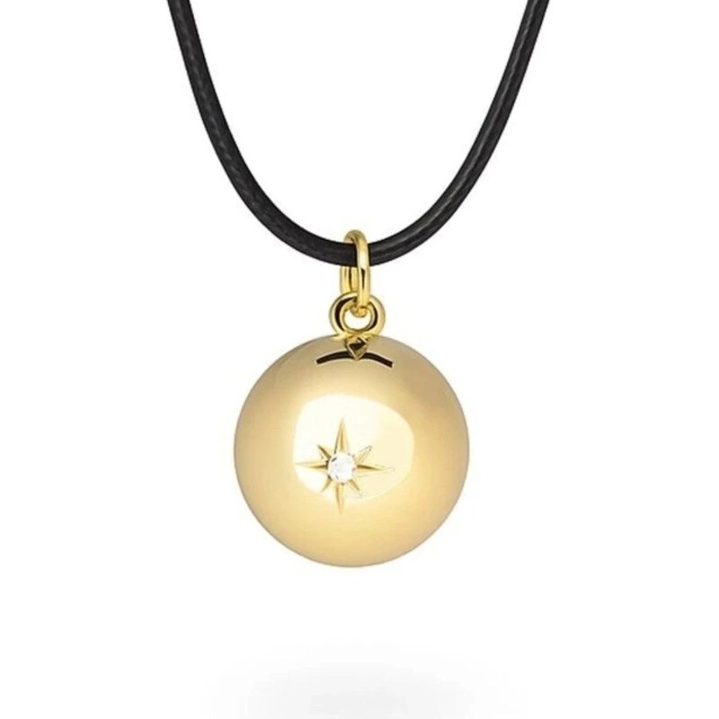 MUMMY BELL Dlhý dámsky náhrdelník s pozlátenou rolničkou Astra ASZ20 66588869