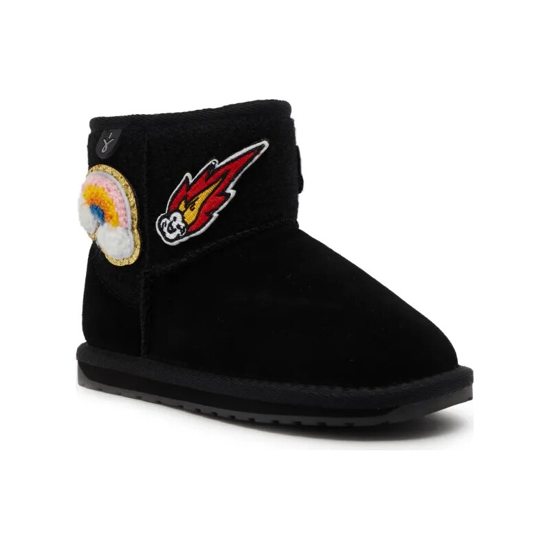 EMU Australia Kožené snehule Wallaby Mini Play | s prímesou vlny 45354973