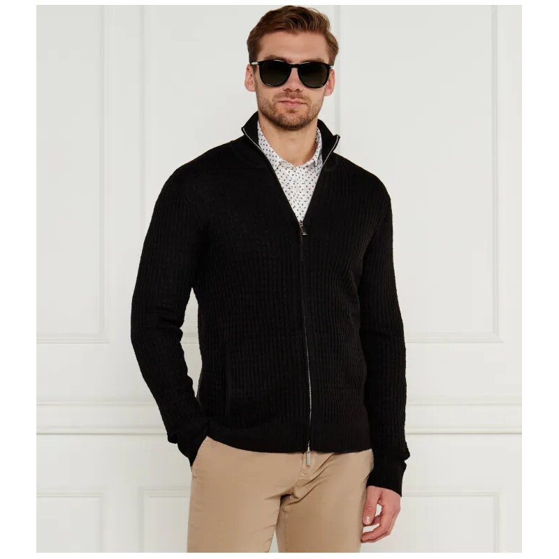 Emporio Armani Kardigán | Regular Fit | s prímesou vlny 61733371