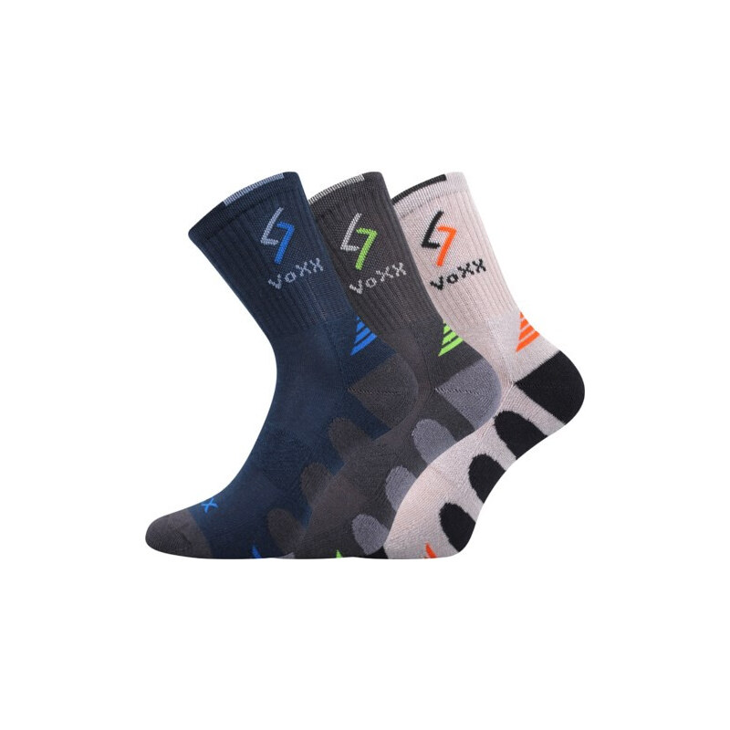 3PACK detské ponožky Voxx sportovné viacfarebné (Tronic-mix B kluk) 20 66113333