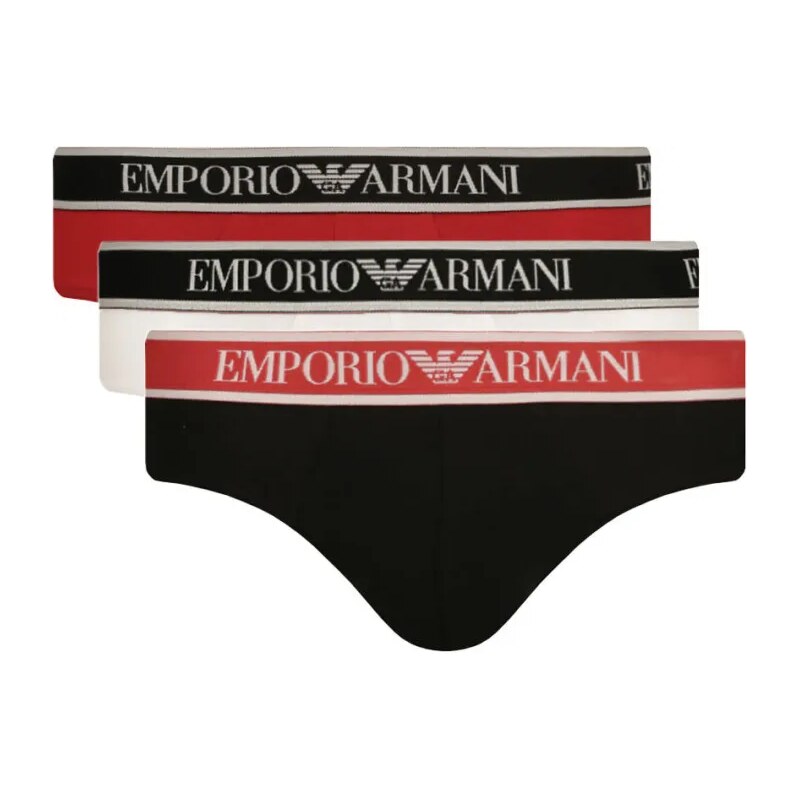 Emporio Armani Slipy 3-balenie 43380686