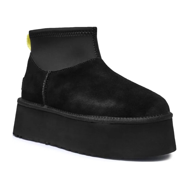 UGG Snehule Classic Mini Dipper | vlna | semiš 61619892