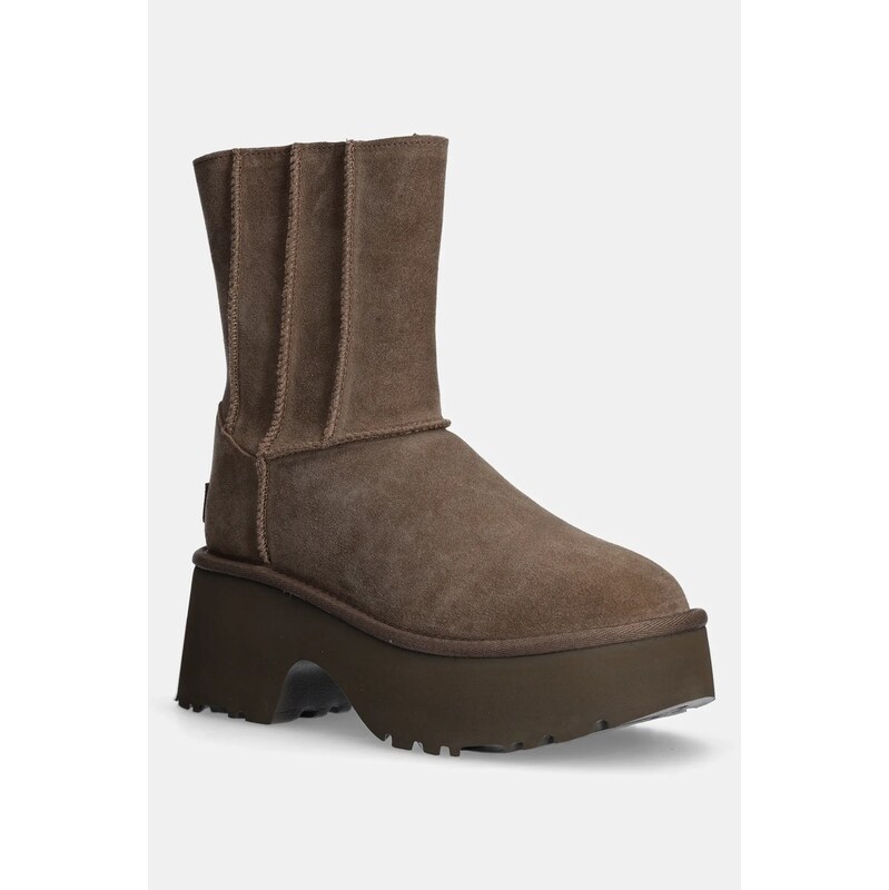 Semišové topánky UGG Classic Twin Seam New Heights 60399416