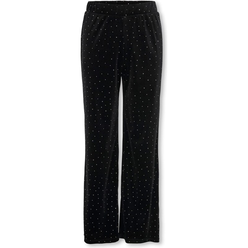 ONLY GIRLS Nohavice KOGVella čierna / strieborná 66052404