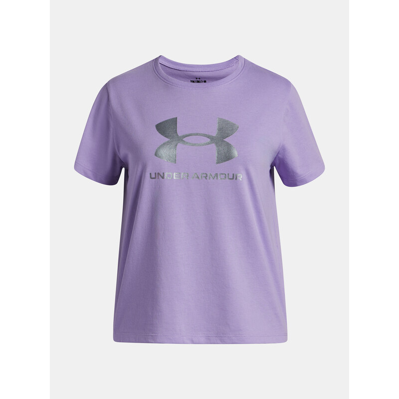 E-shop Under Armour UA G Rival Shimmer SS-PPL Girls T-Shirt - Girls
