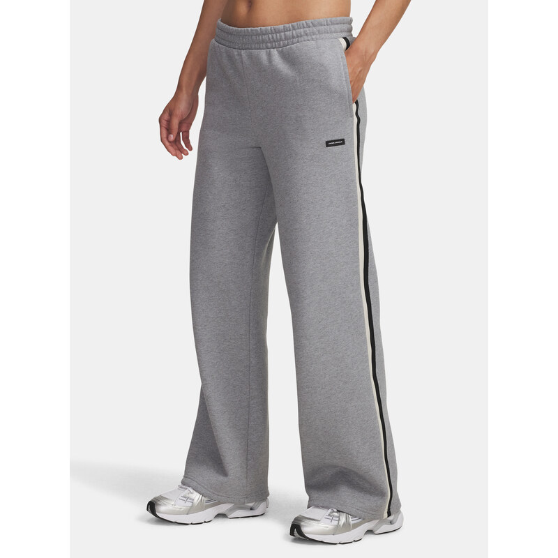 Under Armour Icon HWT Flc Puddle Pant-GRY Womens Sports Trousers - 66150171