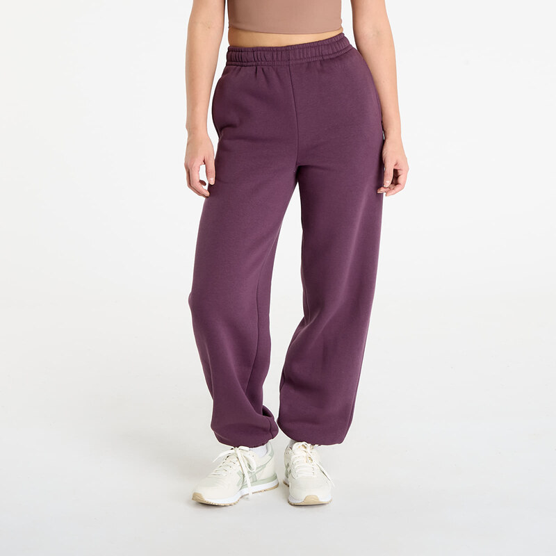 Tepláky Urban Classics Ladies Fluffy Sweatpants Plum Purple M 66114161