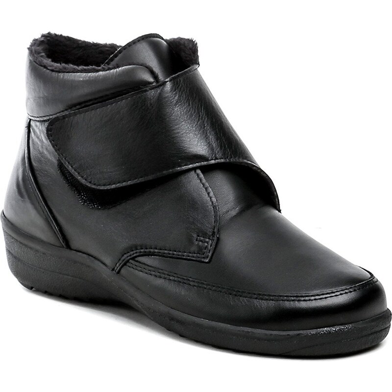 Medi Line 1506-020 čierne dámske zdravotné topánky šírka K 66114578