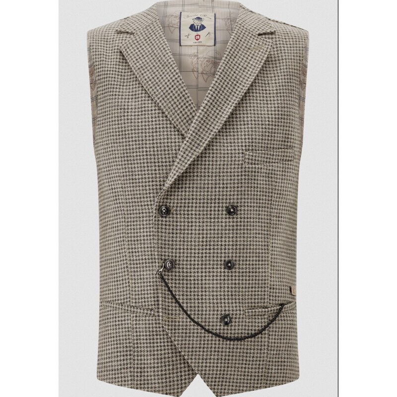 Pánska vesta s retiazkou Saville Row by CLUB OF GENTS slim fit 66114832