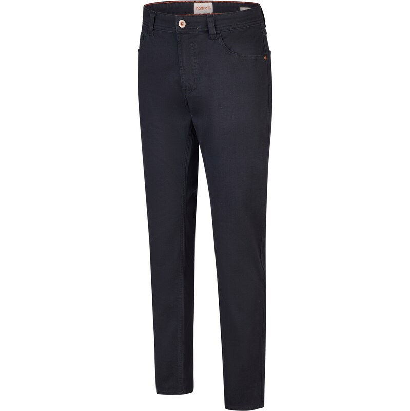 Pánske tmavomodré bavlnené nohavice woollook HATTRIC modern fit 66114840