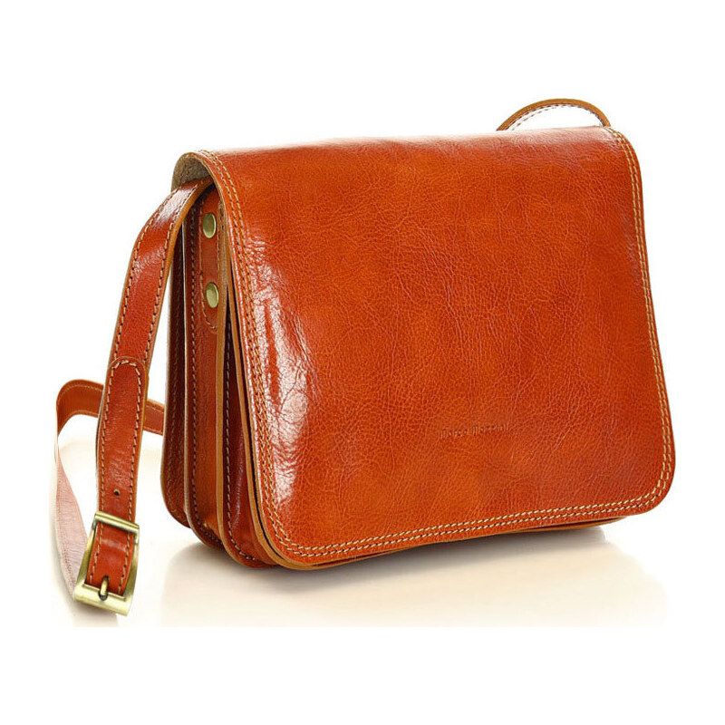 MARCO MAZZINI camel crossbody kabelka l178b 16988099