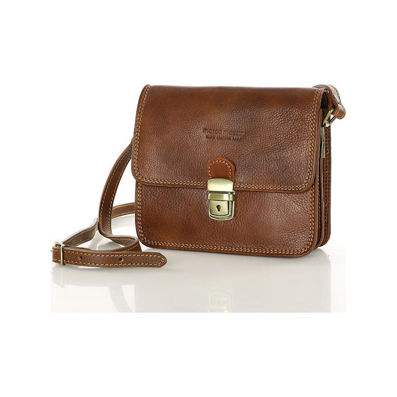 MARCO MAZZINI Hnedá štvorcová crossbody kabelka (L250b) 50271986