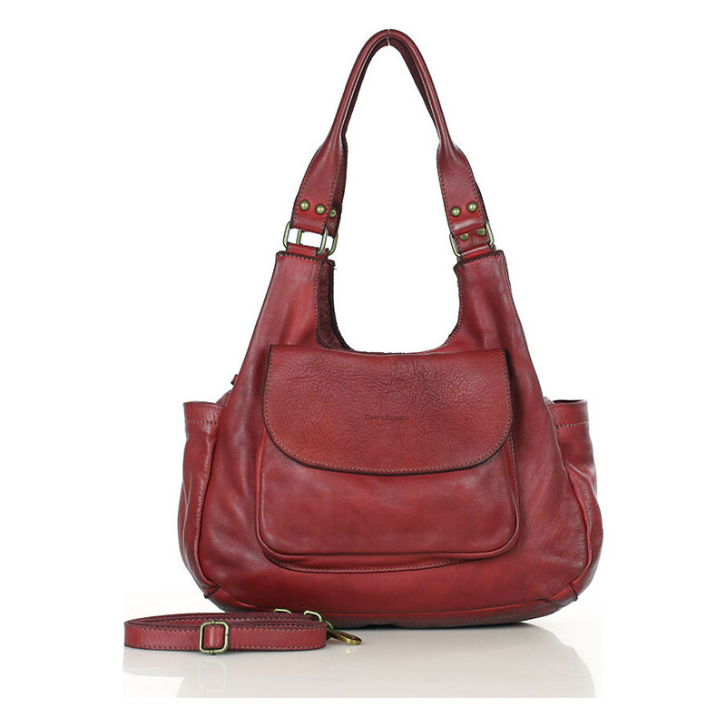 MARCO MAZZINI Vínová retro kabelka (v154i) 58256856