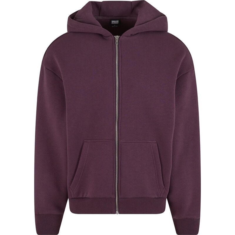 Urban Classics Tepláková bunda černicová 66119672