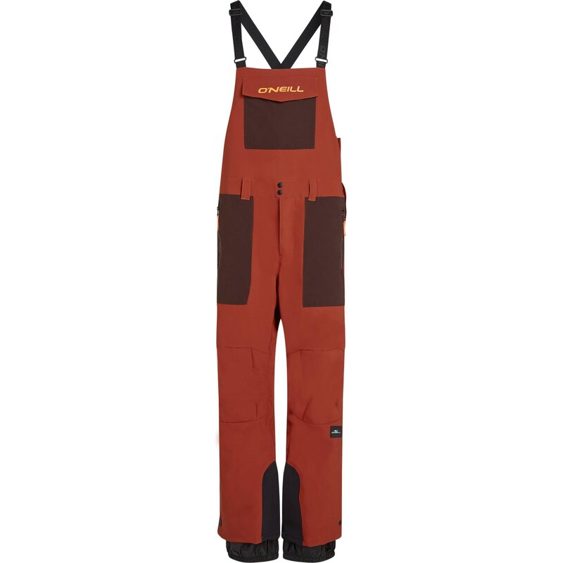 ONEILL Outdoorové nohavice tmavooranžová / čierna 66119836