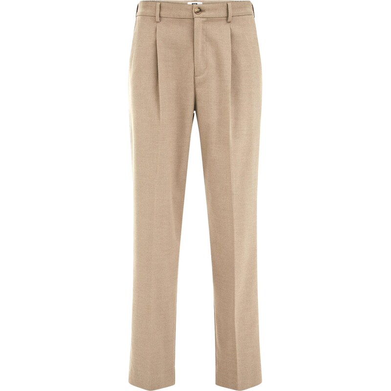 WE Fashion Plisované nohavice piesková 66119921