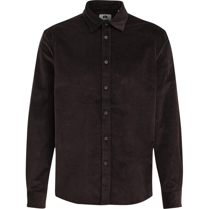 WE Fashion Košeľa tmavohnedá 66119923