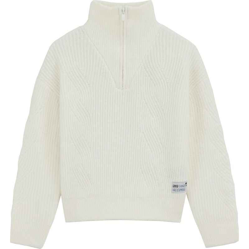 WE Fashion Sveter slonová kosť 66119928