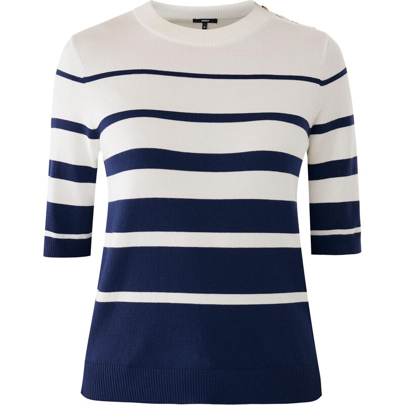 MEXX Sveter námornícka modrá / biela 66120088