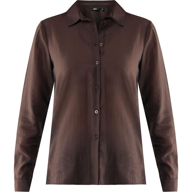 MEXX Blúzka tmavohnedá 66120104