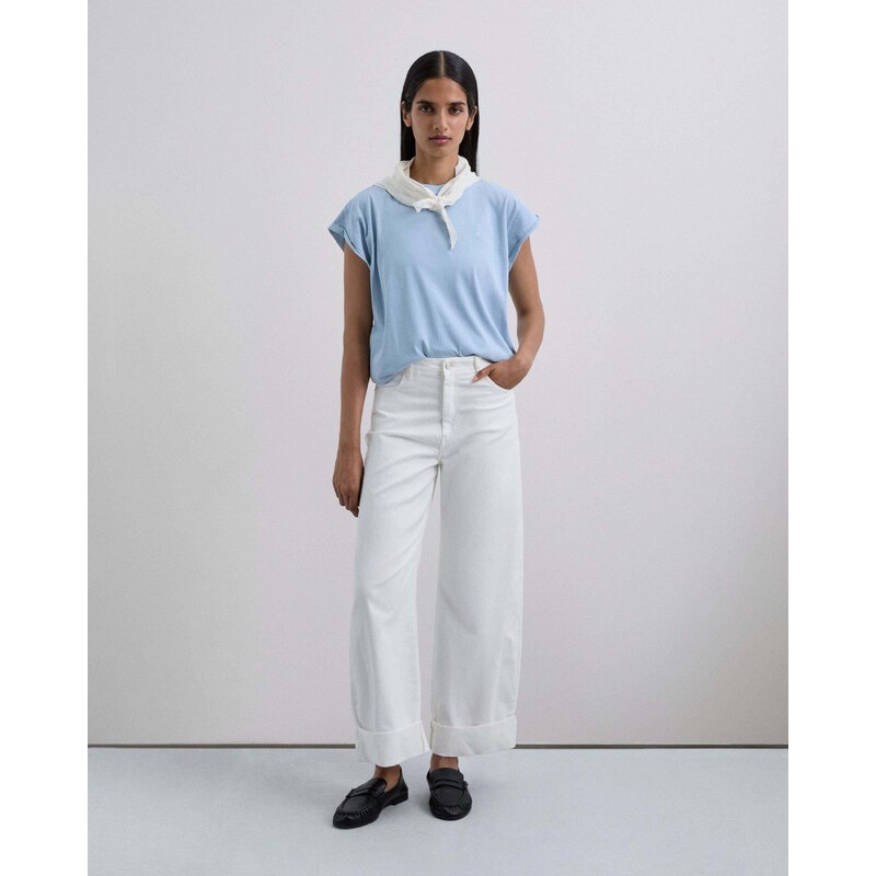 Scalpers Tričko nebesky modrá 66120188