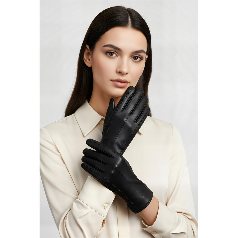 Dámske kožené rukavice Vivisence 7209 65986412