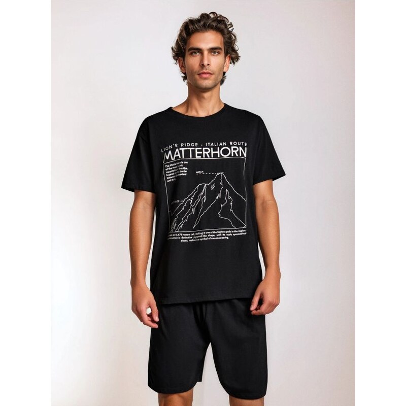 Sinsay - Dvojdielne pyžamo s potlačou - viacfarebná 66118242