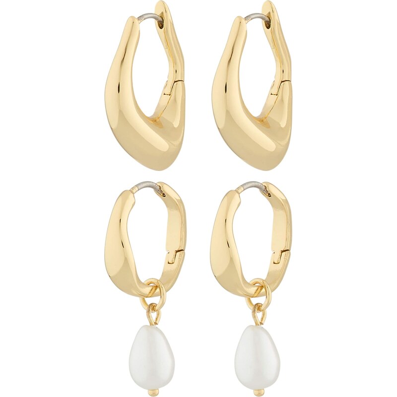 & Other Stories Náušnice zlatá / perlovo biela 66120645