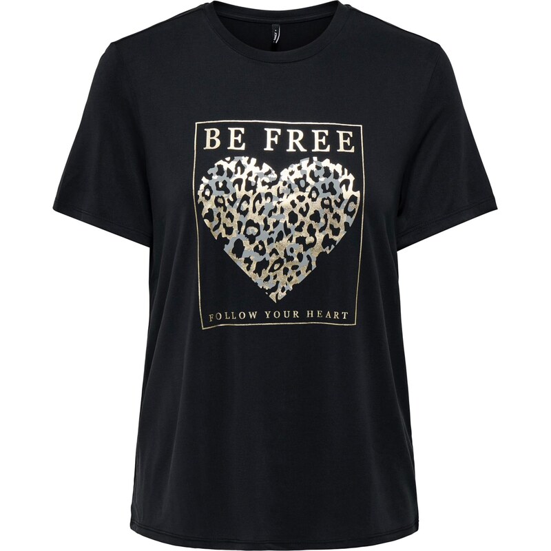 ONLY Tričko ONLFREE zlatá / sivá / čierna 66120665