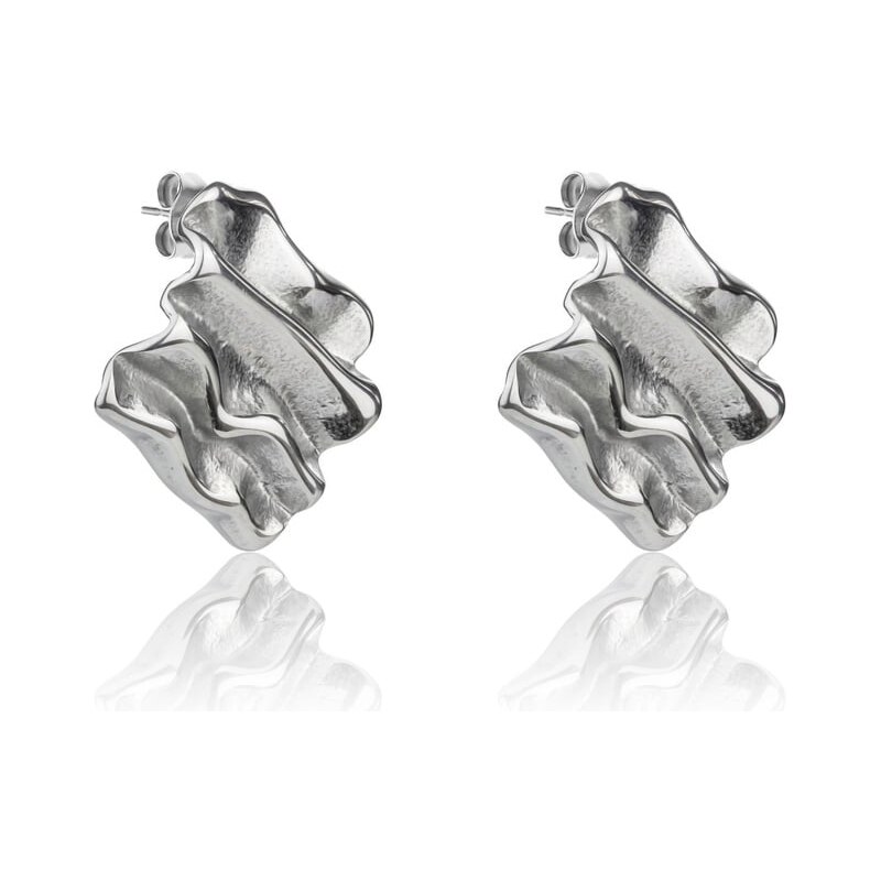 Marc Malone Moderné oceľové náušnice MCE24015S 66580543