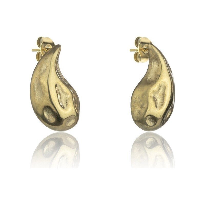 Marc Malone Štýlové pozlátené náušnice Tear Drop MCE24030G 66585344