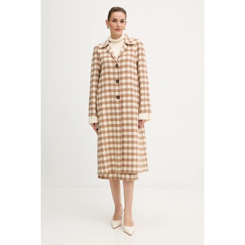 Kabát s prímesou vlny Luisa Spagnoli 66124056