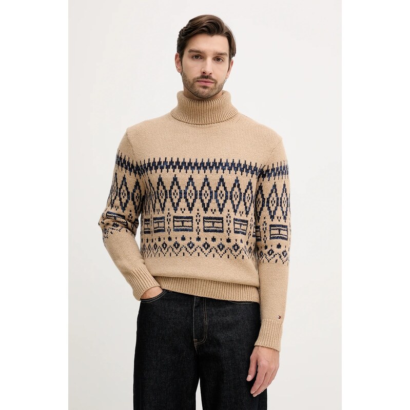 Sveter s prímesou vlny Tommy Hilfiger 66124088