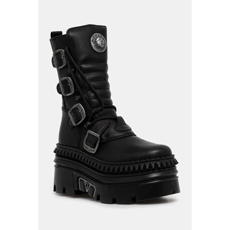 Kožené členkové topánky New Rock 66124270