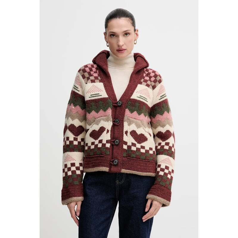 Kardigan s prímesou vlny Barbour RUBY 66124547